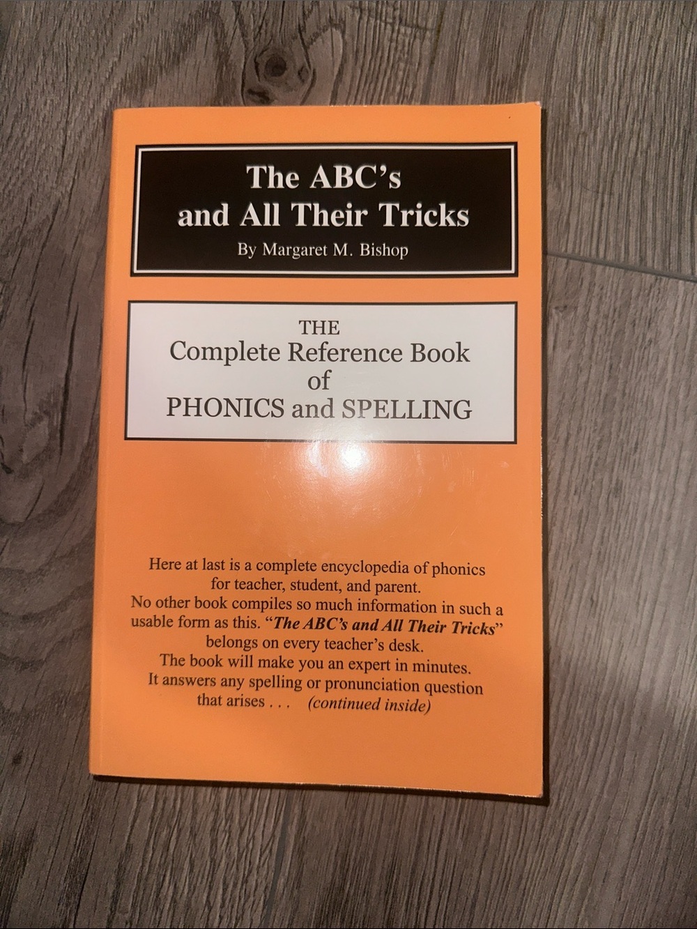 The ABC's and All Their Tricks - Orange Phonics Reference Book